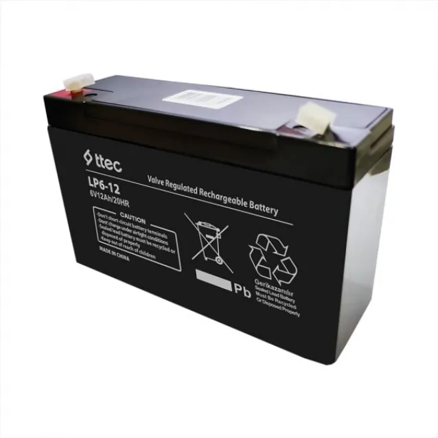 TTEC 6V 12Ah Akü 4 Adet TTEC 6V 12Ah Akü 4 Adet